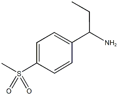 1-[4-(methylsulfonyl)phenyl]-1-propanamine(SALTDATA: FREE) CAS#: 889937-01-3