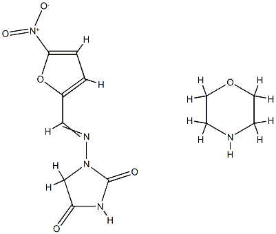 1-[[(5-nitro-2-furyl)methylene]amino]imidazolidine-2,4-dione, compound with morpholine (1:1) CAS#: 94135-68-9