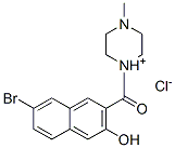 1-[(7-bromo-3-hydroxy-2-naphthyl)carbonyl]-4-methylpiperazinium chloride CAS#: 94333-53-6