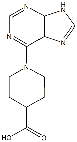 1-(9H-Purin-6-yl)piperidine-4-carboxylic acid CAS#: 887833-27-4