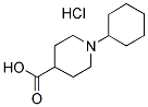 1-CYCLOHEXYLPIPERIDINE-4-CARBOXYLIC ACIDHYDROCHLORIDE CAS#: 897094-33-6