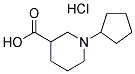 1-CYCLOPENTYLPIPERIDINE-3-CARBOXYLIC ACIDHYDROCHLORIDE CAS#: 897094-36-9