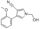 1-(HYDROXYMETHYL)-4-(2-METHOXYPHENYL)-1H-PYRROLE-3-CARBONITRILE CAS#: 96572-04-2