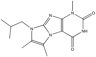 1-Isobutyl-2,3,7-trimethyl-1H,7H-1,3a,5,7,8-pentaaza-cyclopenta[a]indene-4,6-dione CAS#: 895848-52-9