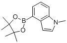 1-METHYL-1H-INDOLE-4-BORONIC ACID, PINACOL ESTER 97%1-METHYL-4-(4,4,5,5-TETRAMETHYL-1,3,2-DIOXABOROLAN-2-YL)-1H-INDOLE CAS#: 898289-06-0