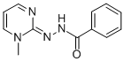 (1-Methyl-2(1H)-pyrimidinylidene)hydrazide benzoic acid CAS#: 91560-09-7