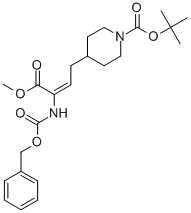 1-N-BOC-4-(3-CBZ-AMINO-3-METHOXYCARBONYLALLYL)-PIPERIDINE CAS#: 890849-78-2