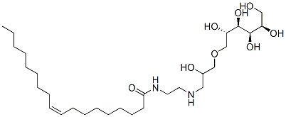1-O-[2-hydroxy-3-[[2-[oleoylamino]ethyl]amino]propyl]-D-glucitol CAS#: 94386-51-3