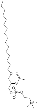 1-O-HEXADECYL-2-DEOXY-2-THIO-S-ACETYL-SN-GLYCERYL-3-PHOSPHORYLCHOLINE CAS#: 96801-55-7