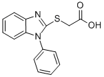 (1-PHENYL-1H-BENZOIMIDAZOL-2-YLSULFANYL)-ACETIC ACID CAS#: 93866-15-0
