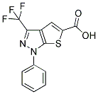 1-PHENYL-3-(TRIFLUOROMETHYL)-1H-THIENO[2,3-C]PYRAZOLE-5-CARBOXYLIC ACID CAS#: 887360-86-3