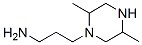 1-Piperazinepropanamine,2,5-dimethyl-(9CI) CAS#: 91913-66-5