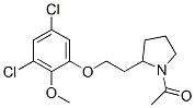 1-acetyl-2-[2-(3,5-dichloro-2-methoxyphenoxy)ethyl]pyrrolidine CAS#: 94134-05-1