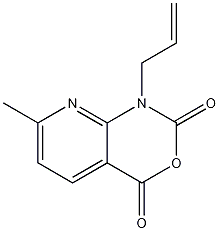 1-allyl-7-methyl-1H-pyrido[2,3-d][1,3]oxazine-2,4-dione CAS#: 97484-82-7