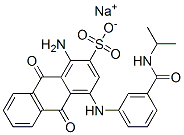 1-amino-4-[3-(isopropylamino)carbonylanilino]-9,10-dihydro-9,10-dioxoanthracene-2-sulphonic acid, sodium salt CAS#: 94110-14-2
