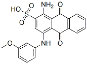 1-amino-4-m-anisidino-9,10-dihydro-9,10-dioxoanthracene-2-sulphonic acid CAS#: 94023-25-3