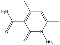 1-amino-4,6-dimethyl-2-oxo-1,2-dihydropyridine-3-carboxamide CAS#: 98594-44-6
