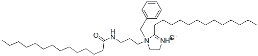 1-benzyl-4,5-dihydro-1-[3-[(1-oxotetradecyl)amino]propyl]-2-tridecyl-1H-imidazolium chloride CAS#: 97337-80-9