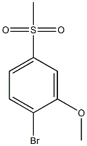 1-broMo-2-Methoxy-4-(Methylsulfonyl)benzene CAS#: 90531-98-9