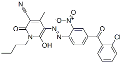 1-butyl-5-[[4-(2-chlorobenzoyl)-2-nitrophenyl]azo]-1,2-dihydro-6-hydroxy-4-methyl-2-oxonicotinonitrile CAS#: 93923-81-0