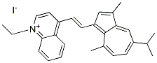 1-ethyl-4-[2-[5-isopropyl-3,8-dimethylazulen-1-yl]vinyl]quinolinium iodide CAS#: 94232-65-2