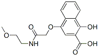 1-hydroxy-4-[2-[(2-methoxyethyl)amino]-2-oxoethoxy]-2-naphthoic acid CAS#: 94006-38-9