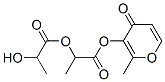 1-methyl-2-[(2-methyl-4-oxo-4H-pyran-3-yl)oxy]-2-oxoethyl lactate CAS#: 94134-41-5