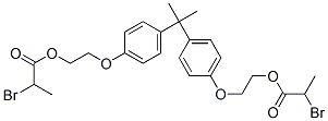 (1-methylethylidene)bis(4,1-phenyleneoxyethane-2,1-diyl) bis(2-bromopropionate) CAS#: 93962-75-5