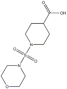 1-(morpholin-4-ylsulfonyl)piperidine-4-carboxylic acid CAS#: 897766-44-8