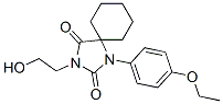 1-(p-Ethoxyphenyl)-3-(2-hydroxyethyl)-1,3-diazaspiro[4.5]decane-2,4-dione CAS#: 902-88-5