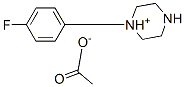 1-(p-fluorophenyl)piperazinium acetate CAS#: 94135-91-8