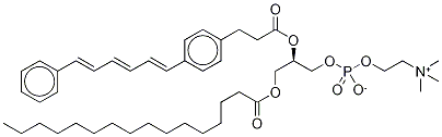 1-palmitoyl-2-((2-(4-(6-phenyl-1,3,4-hexatrienyl)phenyl)ethyl)carbonyl)-3-phosphatidylcholine CAS#: 98014-38-1