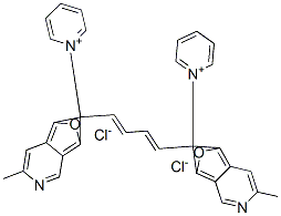 1,1'-[1,3-butadiene-1,4-diylbis[(5-methyl-2,6-benzoxazolediyl)methylene]]dipyridinium dichloride CAS#: 93982-35-5