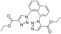[1,1'-(Naphthalene-1,8-diyl)bis(1H-1,2,3-triazole)]-4,5'-dicarboxylic acid diethyl ester CAS#: 91165-68-3