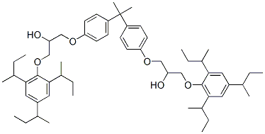 1,1'-[isopropylidenebis(p-phenyleneoxy)]bis[3-[2,4,6-tri-sec-butylphenoxy]propan-2-ol] CAS#: 94200-41-6