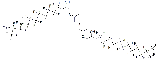 1,1'-[oxybis[(1-methylethylene)oxy]]bis[4,4,5,5,6,6,7,7,8,8,9,9,10,10,11,11,12,12,13,13,14,15,15,15-tetracosafluoro-14-(trifluoromethyl)pentadecan-2-ol] CAS#: 93776-03-5