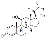 11beta,17-dihydroxy-21,21-diiodo-6alpha-methylpregna-1,4-diene-3,20-dione CAS#: 94134-96-0