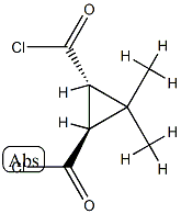 1,2-Cyclopropanedicarbonyldichloride,3,3-dimethyl-,trans-(9CI) CAS#: 90044-07-8