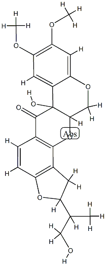 1',2'-dihydro-1'-6-dihydroxyrotenone CAS#: 95397-29-8