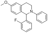 1,2,3,4-Tetrahydro-1-(2-fluorophenyl)-6-methoxy-2-phenylisoquinoline CAS#: 97106-80-4