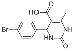 1,2,3,4-Tetrahydro-6-methyl-4-(4-bromophenyl)-2-oxo-5-pyrimidinecarboxylic acid CAS#: 891190-54-8