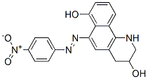 1,2,3,4-tetrahydro-6-[(4-nitrophenyl)azo]benzo[h]quinoline-3,7-diol CAS#: 94023-26-4