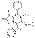 1,2,3,7a-Tetrahydro-1,3-diisopropyl-2-(isopropylimino)-4,7a-diphenylfuro[2,3-d]pyrimidine-5,6-dione CAS#: 90140-46-8