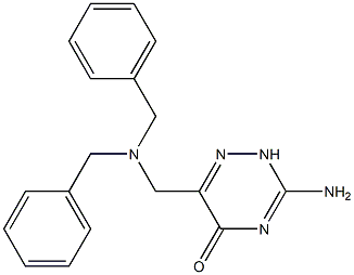 1,2,4-Triazin-5(2H)-one, 3-amino-6-[[bis(phenylmethyl)amino]methyl]- CAS#: 93206-03-2