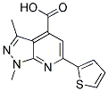 1,3-DIMETHYL-6-THIOPHEN-2-YL-1H-PYRAZOLO[3,4-B]PYRIDINE-4-CARBOXYLIC ACID CAS#: 893645-77-7