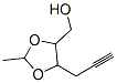 1,3-Dioxolane-4-methanol, 2-methyl-5-(2-propynyl)- (7CI) CAS#: 90199-55-6