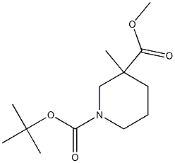1,3-Piperidinedicarboxylic acid, 3-methyl-, 1-(1,1-dimethylethyl) 3-methyl ester CAS#: 888952-55-4