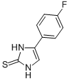 1,3-dihydro-4-(4-fluorophenyl)-2h-imidazole-2-thione CAS#: 93103-15-2