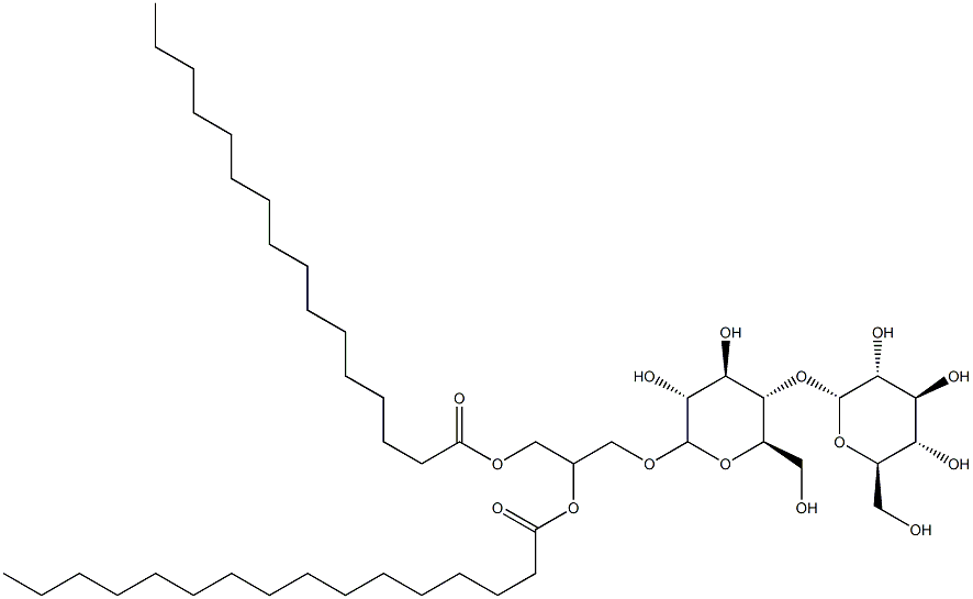 1(3)-dipalmitoyl-3(1)-(glucopyranosyl-(1-4)-glucopyranosyl)-glycerol CAS#: 97276-49-8