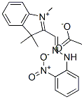 1,3,3-trimethyl-2-[[(2-nitrophenyl)hydrazono]methyl]-3H-indolium acetate CAS#: 93805-60-8